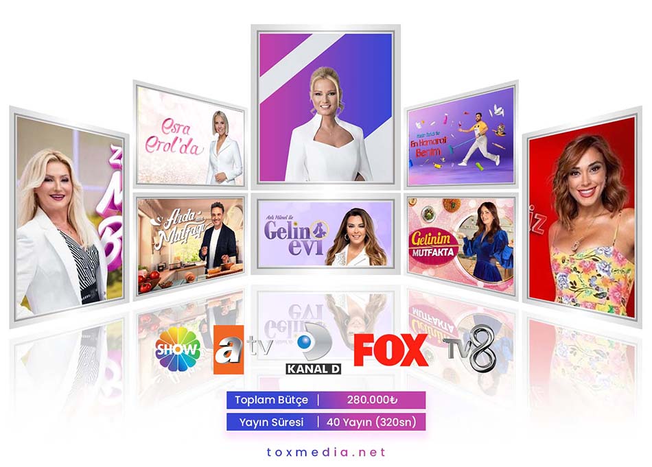 TV Reklamları kadın programları paketi